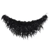 My Texas House Halloween Drapey Faux Cedar Garland, Black, 6'
