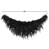 My Texas House Halloween Drapey Faux Cedar Garland, Black, 6'