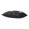 My Texas House Halloween Hanging Spiders Oblong Decorative Pillow, Black and Ivory, 14" x 20"