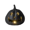 My Texas House Halloween Jack-o'-Lantern Tabletop Decoration, Black, 13"
