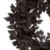 My Texas House Halloween Layered Foliage Wreath, Plum, 24"