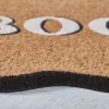 My Texas House Halloween Multicolor Scallop Boo Outdoor Coir Doormat, 18" x 30"