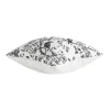 My Texas House Halloween Raven Toile Decorative Pillow, Ivory and Black, 20" x 20"