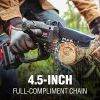 MZK 2-in-1 Cordless Pole Saw With Mini Chainsaw And 3 Replacement Chain
