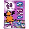 Nerds Core Winners Halloween Trick-or-Treat Variety Bag, NERDS Gummy Clusters, SweeTARTS, Trolli, Laffy Taffy, and NERDS
