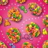 NERDS Gummy Clusters Candy, Rainbow, Crunchy and Gummy, 8 oz, 16 ct