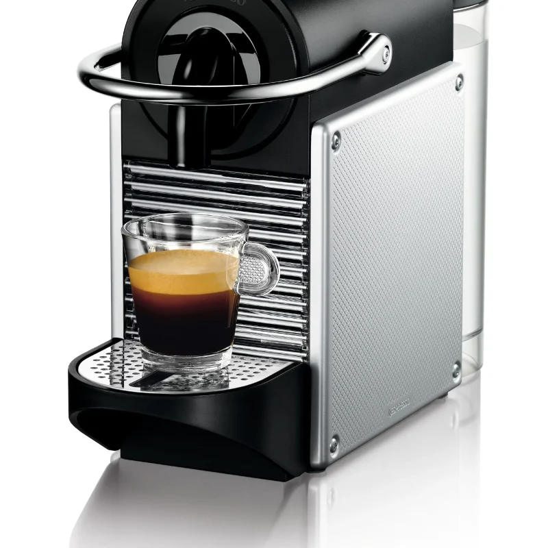 Nespresso Espresso Machine, Aluminum - Pixie