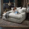 Nestle Recliner With Dual Cupholders And Charging Ports - 66 x 64 x 37 in
