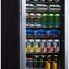 NewAir Beverage Refrigerator Cooler, 126 Cans, 3.4 Cubic Feet, Stainless Steel - AB-1200