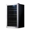 NewAir Beverage Refrigerator Cooler, 126 Cans, 3.4 Cubic Feet, Stainless Steel - AB-1200
