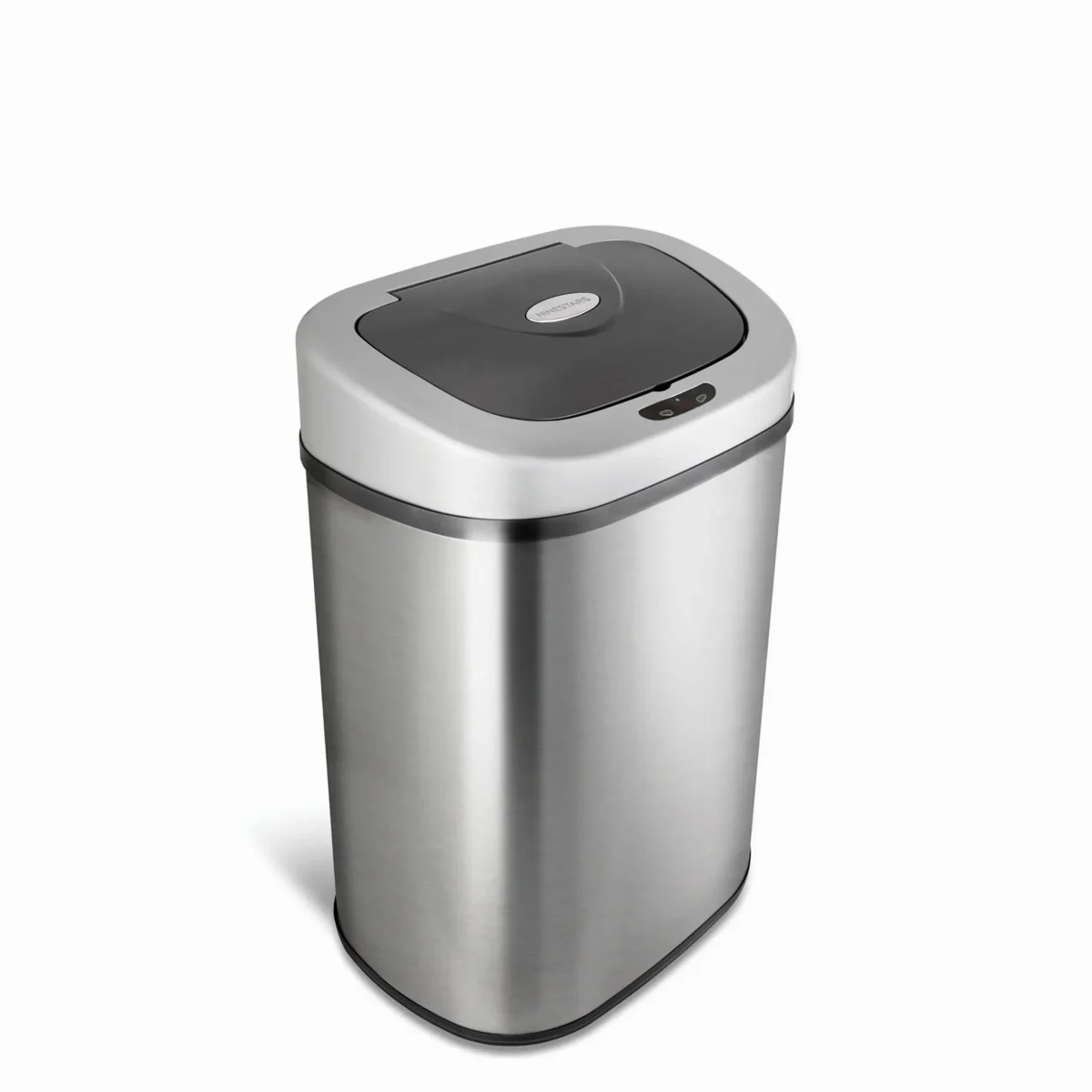 Nine Stars Touchless Motion Sensor Trash Can, 21.1 Gal, Stainless Steel