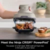 Ninja Crispi 4-in-1 Portable Glass Air Fryer Cooking System, 1500W, 4 QT And 6-Cup Containers