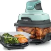 Ninja Crispi 4-in-1 Portable Glass Air Fryer Cooking System, 1500W, 4 QT And 6-Cup Containers