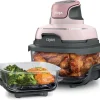 Ninja Crispi 4-in-1 Portable Glass Air Fryer Cooking System, 1500W, 4 QT And 6-Cup Containers