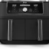 Ninja Foodi 10 QT 6-in-1 DualZone Smart XL Air Fryer, 2 Independent 5 QT Baskets, Grey - DZ550