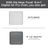 Ninja Foodi 9-in-1 Digital Air Fry Oven, Convection Oven, Toaster, Stainless Steel - 102A