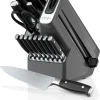 Ninja Foodi NeverDull 17 Piece Premium Knife System Block Set, Stainless Steel/Black - K32017