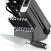 Ninja Foodi NeverDull 17-Piece Stainless Steel Knife Block Set With Built-In Sharpener - K32017