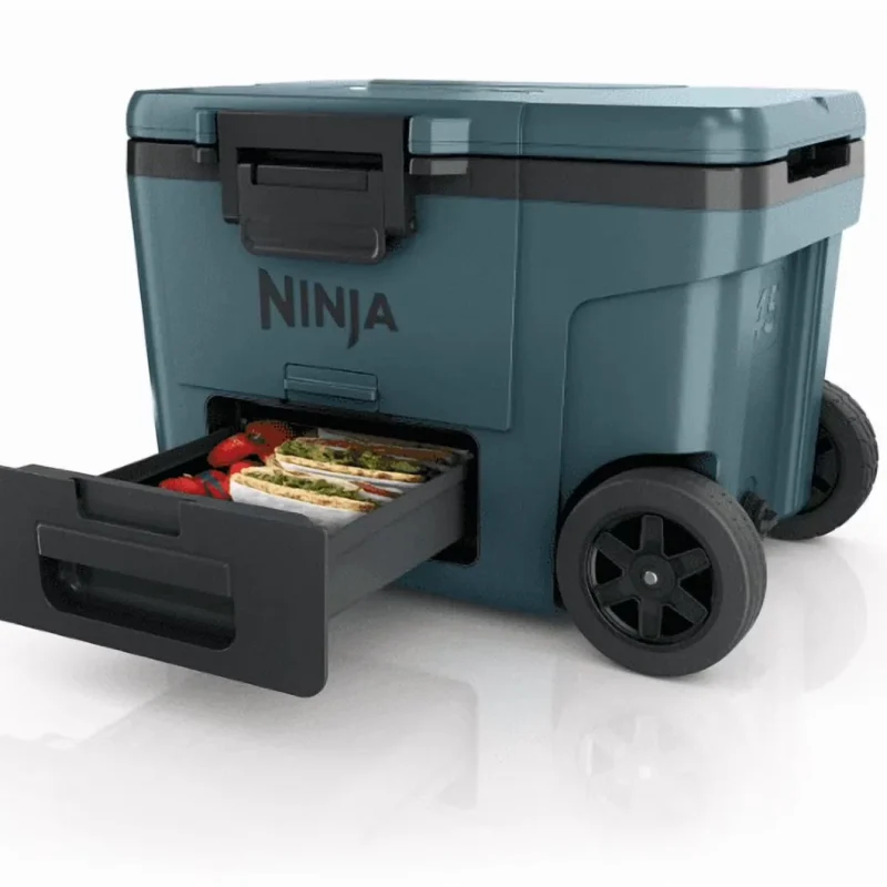 Ninja FrostVault 45QT Wheeled Cooler With Dry Storage Drawer - Ocean Blue - FB245AOB