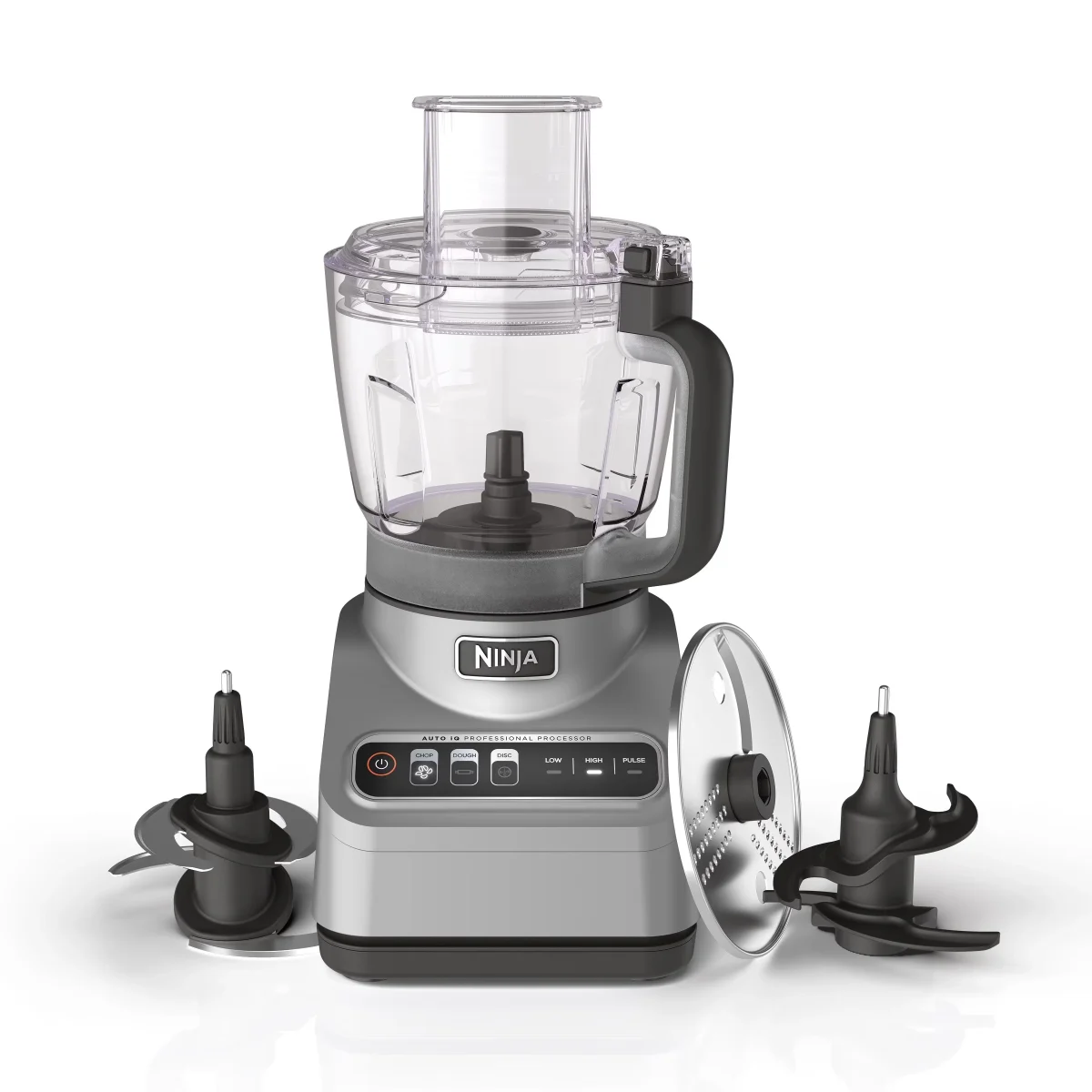 Ninja Professional Food Processor 9 Cup, 850 Watts, Silver - BN600