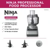 Ninja Professional Food Processor 9 Cup, 850 Watts, Silver - BN600