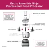 Ninja Professional Food Processor 9 Cup, 850 Watts, Silver - BN600