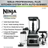 Ninja Professional Plus Kitchen System 1400 WP, 72-oz Blender Pitcher, 64-oz Processor Bowl, 2 24-oz To-Go Cups - BN801
