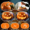 Ninonly 26Pcs Halloween Pumpkin Carving Kit, with 24 PCS Stainless Steel Pumpkin Carving Stencils&2 Carving Tools