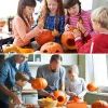 Ninonly Pumpkin Carving Kit,Professional 17Pcs Stainless Steel Pumpkin Knives Tool with Carrying Bag,for Pumpkin Jack-O-