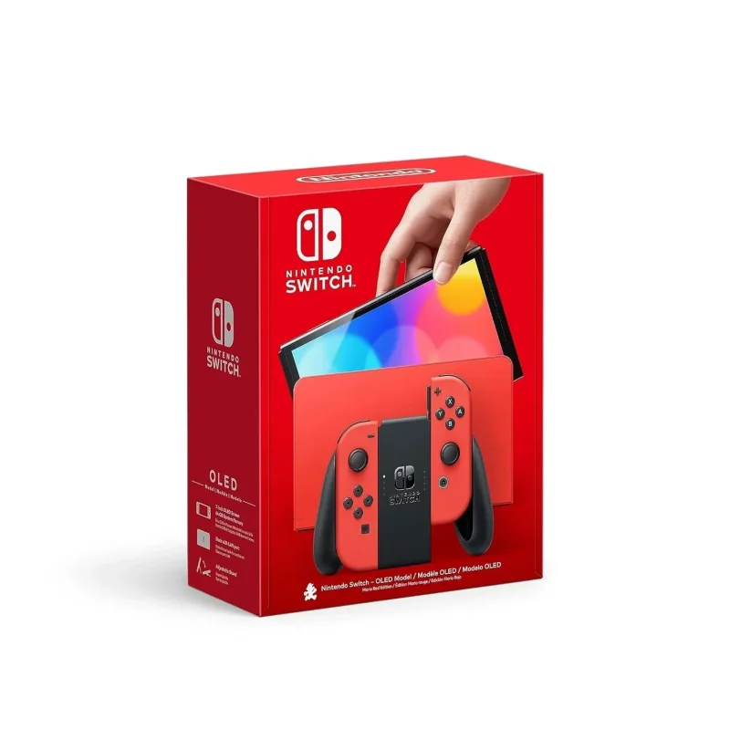 Nintendo Switch OLED Model Console, White, 7-inch OLED, 64 GB