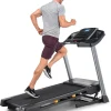 Nordictrack T Series Treadmill, Black, 73.5 in D x 36 in W x 54 in H, 55 in x 20 in Deck