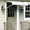 NuImage Awnings Aluminum Door Canopy 60 Inches Wide White - 60425