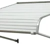 NuImage Awnings Aluminum Door Canopy 60 Inches Wide White - 60425