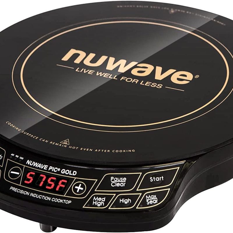 Nuwave Gold Precision Induction Cooktop With Large 8 Heating Coil - Gold