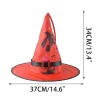 OAVQHLG3B Halloween Decorations Witch Hat Lights, Halloween LED Hanging Lighted Glowing Witch Hats Battery Operated Stri