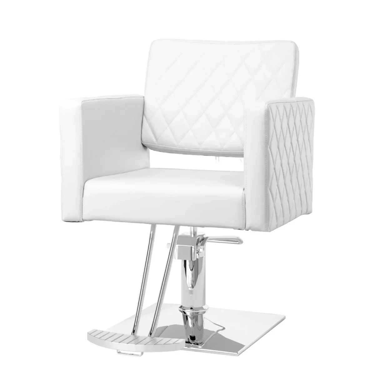 OmySalon Hydraulic Salon Styling Chair, Pink, 330 lbs Capacity