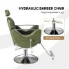OmySalon Reclining Salon Chair With Footrest And 330 lbs Capacity