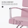 OmySalon Salon Chair With Hydraulic Pump, Pink, 360 Degree Swivel