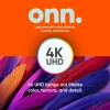 onn. 50 inch Class 4K UHD LED Roku Smart TV - 2160p