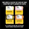 Opopop Gourmet Microwave Popcorn Variety Kit - 4 Flavors
