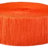 Orange Paper Party Streamer, 150', by Way To Celebrate