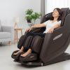 Osaki Full Body Massage Chair With 360 Rotating Footrest, Brown - 4D Achilles