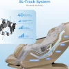 Osaki Full Body Massage Chair With 360 Rotating Footrest, Brown - 4D Achilles