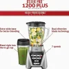 Oster Pro 1200 Blender With Glass Jar, 24-Ounce Smoothie Cup, Brushed Nickel