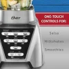Oster Pro 1200 Blender With Glass Jar, 24-Ounce Smoothie Cup, Brushed Nickel