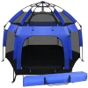 Outdoor Baby Playpen With Canopy, 61 x 61 x 49.2 in
