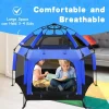 Outdoor Baby Playpen With Canopy, 61 x 61 x 49.2 in