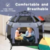 Outdoor Baby Playpen With Canopy, 61 x 61 x 49.2 in