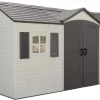 Outdoor Storage Shed, 8 x 15 Foot, Desert Sand - 6446