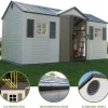 Outdoor Storage Shed, 8 x 15 Foot, Desert Sand - 6446